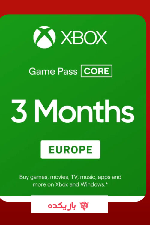 اشتراک 3 ماهه Game Pass Core