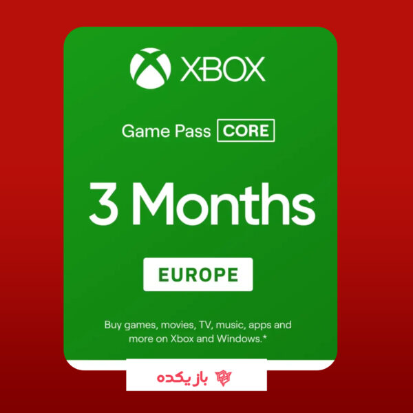 اشتراک 3 ماهه Game Pass Core